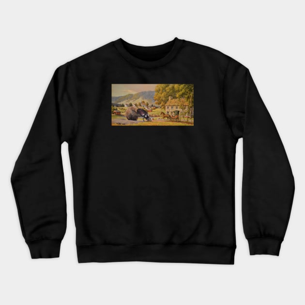 Going to Market Crewneck Sweatshirt by GnarledBranch